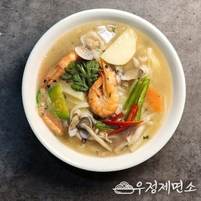 [우정제면소] 맑은해물맛 칼국수 18인분세트 생면3kg+스프18봉