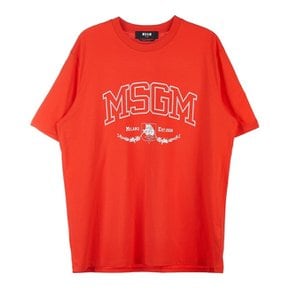 [라벨루쏘] [MSGM] 로고 남성 티셔츠 3240MM181 227298 17