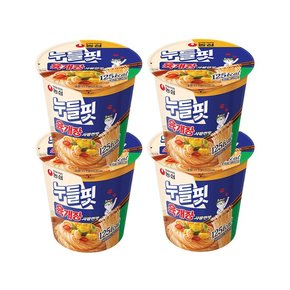 농심 누들핏 육개장사발면맛 35.5g x 4개 / 저칼로리 컵라면