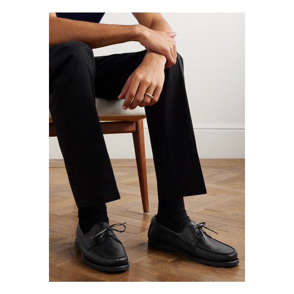 새먼 아멜 시티 모크 풀그레인 가죽 보트 슈즈 46376663162903928