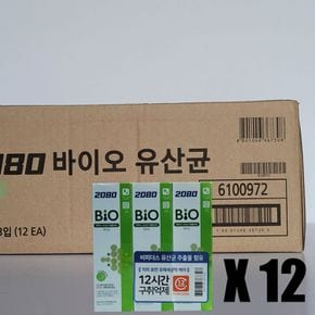 애경 2080 바이오후레쉬 유산균치약 120g(3입) 12개