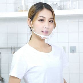 조리용 주방 업소 식당 마트 투명 위생 마스크