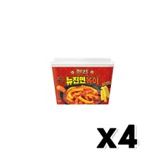 마라 뉴진면볶이 즉석용기컵 210g  x 4개