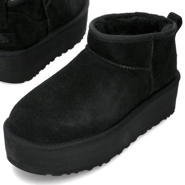 UGG 국내배송 24FW 어그 클래식 울트라 미니 플랫폼 부츠 1135092 BLACK