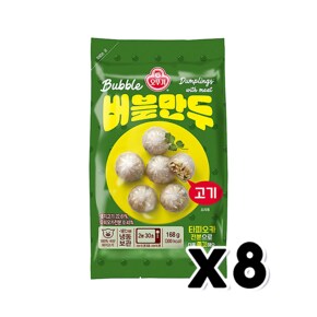 오뚜기 고기버블만두 간편조리 즉석만두 168g x 8개