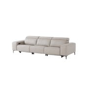 루고 리클라이너 4인소파_라이트그레이