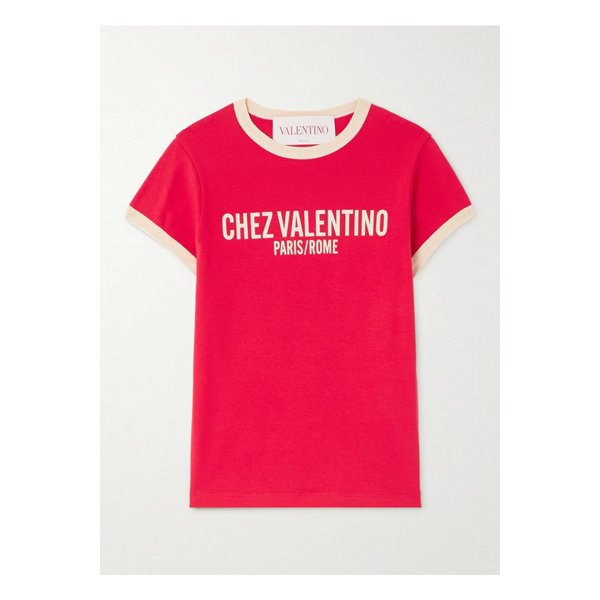 프린트 코튼 저지 티셔츠 1647597350345694