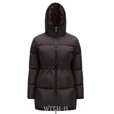 [MONCLER]여성 패치로고 벨티드 후드 패딩 SIRLI BLACK