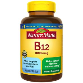 직구) Nature Made B12 비타민 B12 1000mcg 400정