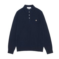 [공식브랜드] 24SS 머서라이즈드 코튼 100% 폴로스웨터 (네이비) (BBWTMB0005QES)