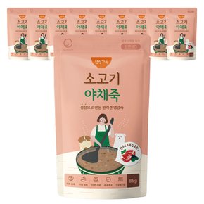 정성가득 소고기 야채죽 85g x 10개 애견간식