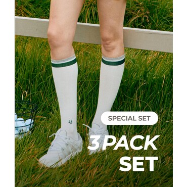 에이틴에이치 [SET] 우먼 필드 니삭스 3PCS
