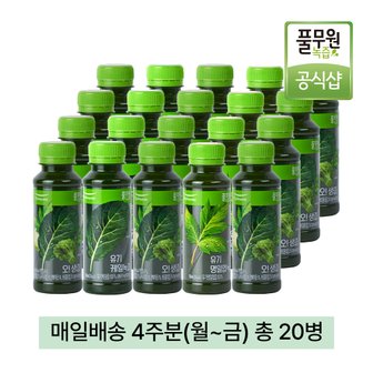 풀무원 [매일배송 주5회x4주] 풀무원녹즙 100% 생즙 데일리 프로그램