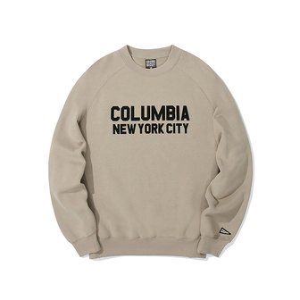 컬럼비아 유니버시티 NY BLACKSERIES OVER-FIT FLEECE SWEATSHIRTS 네추럴베이지