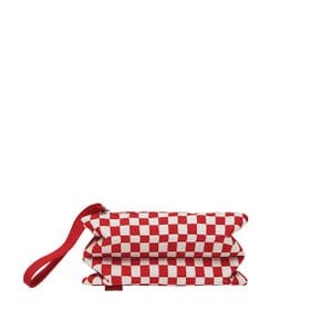 Lucky Pleats Knit Pouch Slim Checkmate (All)