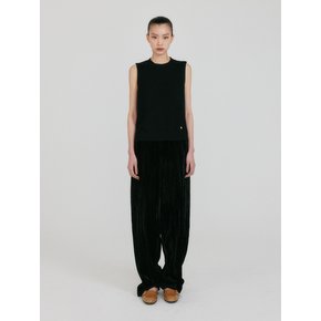 ZAN Roundneck Knit Vest - Black