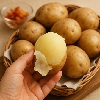  2026 포슬포슬 담백한 국내산 햇 감자 5kg (중/휴게소 알감자 사이즈)