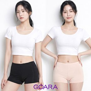 여성 속바지 모달 사각 드로즈 2부 이너 하의 주니어 학생 85~100 GWD9805-1