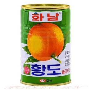 화남 황도 슬라이스 400g 복숭아통조림