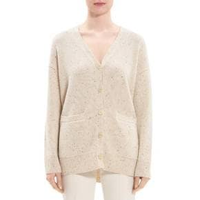 4669086 Theory Boxy Wool-Blend Cardigan