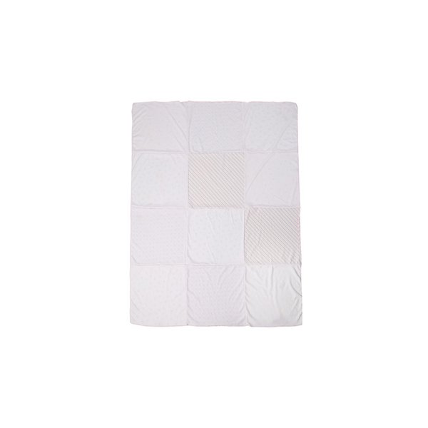 Patchwork towel blanket_ivory