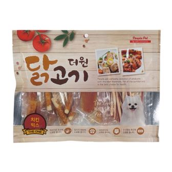  강아지 간식 닭고기 믹스 300g 1P 반려견 육포 져키