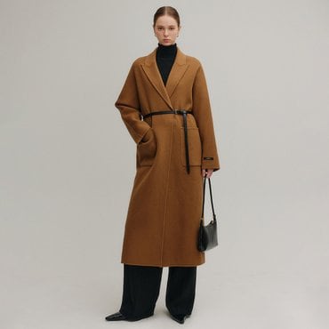 룩캐스트 모간 핸드메이드 롱 코트_브라운 / MOGAN HANDMADE LONG COAT_BROWN