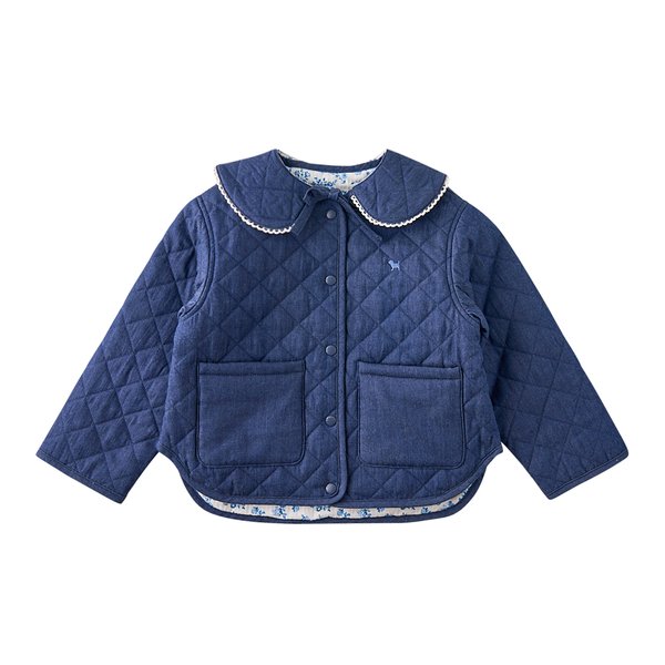 [여주점] [오프라벨 여주점] 블루독 (BL) 플라워데님 리버시블점퍼 (25125-113-50)