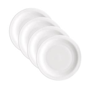 [해외직구] Bormioli Rocco 보르미올리로코 오팔 글라스 라운드 플레이트 15cm 4개 Performa Opal Glass Round Plate