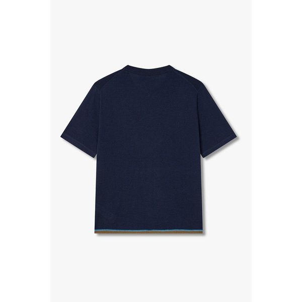[PS PAUL SMITH] 배색 헴 크루넥 울 스웨터 5735328003000