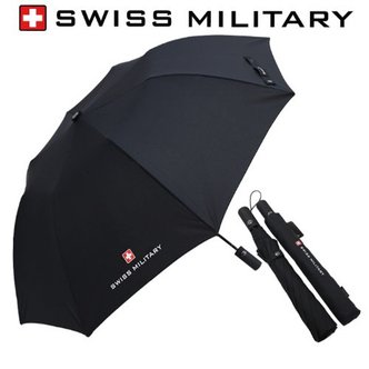 스위스밀리터리 [스위스 밀리터리] 2단 자동 무지 우산
