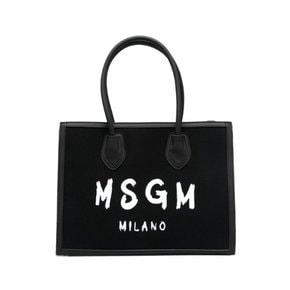 [SS23 MG 19] SHOPPER CANVAS GIRL MS029350_NERO