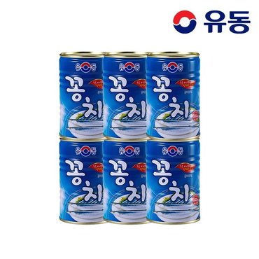 유동 꽁치 400g  x6개