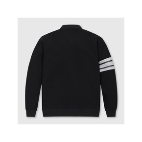 (남성) Border Line Sleeves Collar Sweatshirt G4TAW26201BKX