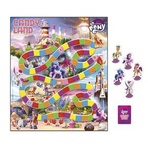 Candy Land My Little Pony Edition 유치원 보드 게임, 어린이를 위한 독서 필수 게임 없음