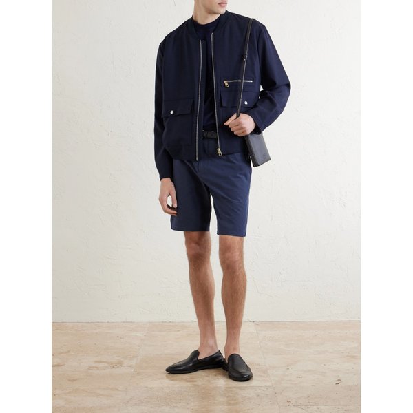 코튼 라이오셀 블렌드 스트레이트 레그 쇼츠 46376663163000889