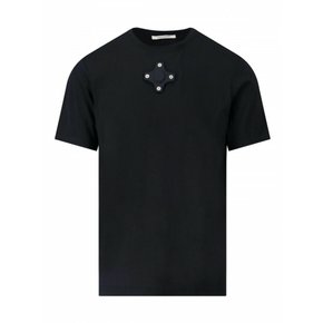 남성 티셔츠 블랙 패치 CGSS23CJETSS13BLACK /8