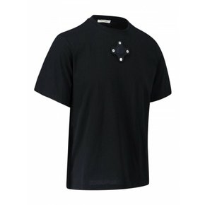 남성 티셔츠 블랙 패치 CGSS23CJETSS13BLACK /8