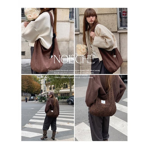 Fera Reversible Leopard Bag / BROWN