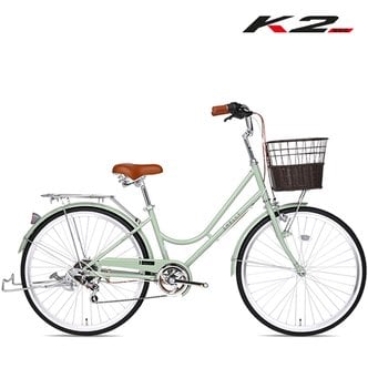 K2BIKE 2024 케이투바이크 클래식 여성용자전거 쉘리24인치 7단 조립별도