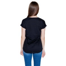 빌라 클로즈 블랙 플레인 라운드넥 티셔츠 - 셔츠