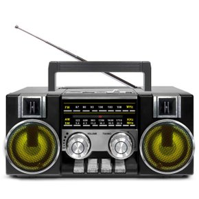 레트로 아날로그 FM 블루투스 라디오 CRF-55B 블랙 클래식디자인