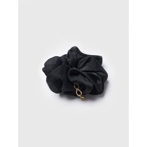 Deco gold scrunchie hairband - 2color