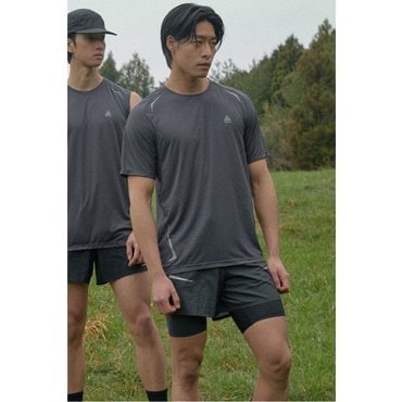 코오롱스포츠 [TRAIL] 남성 러닝 반팔 티셔츠 TLTCX24735DGY