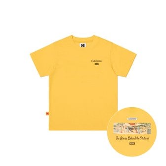 코닥 [공식]썸머 컬러라마 쿨맥스 반팔티셔츠 키즈 YELLOW