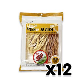 나는야 먹태랑 오징어 술안주간식 30g x 12개