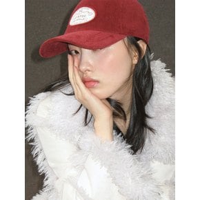 lotsyou_Classic Corduroy Ball cap Red