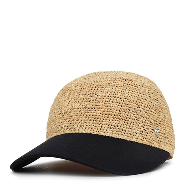 [부산점] 25SS 내추럴 블랙 비베트 라피아 베이스볼 캡 HAT50629 NATBLK
