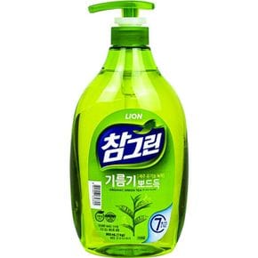 LION 참그린 기름기뽀드득 레몬녹차 펌프 1kg