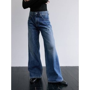 LONG WIDE DENIM PANTS / BLUE